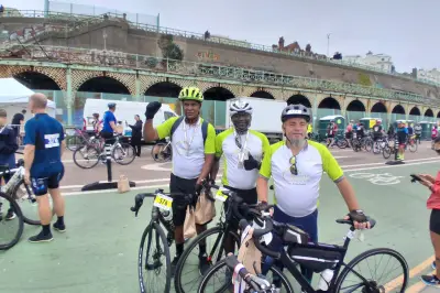Care home staff cycle 54 miles, raise £1,166 for charity