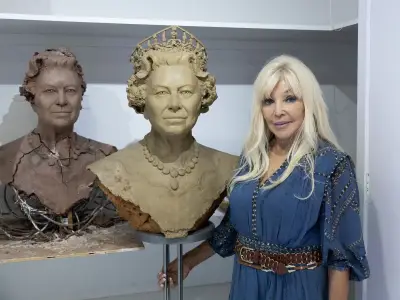 East London sculptor's 15 British icons from Queen to Winstone