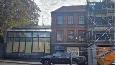 Former Cote Brasserie site in Hampstead being refurbished