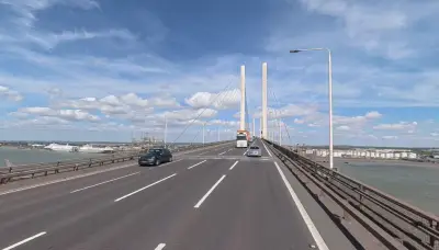 M25 Not a Complete Circle: A282 Takes Over at Dartford Crossing