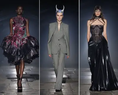 McQueen Returns to London Roots With Dark, Ethereal Show
