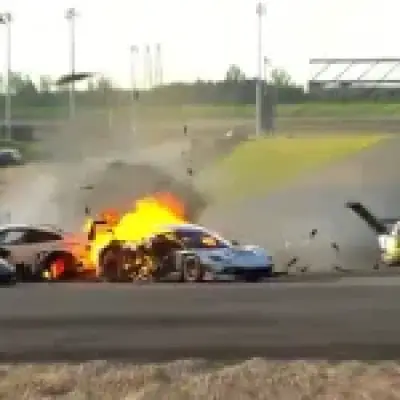 Ollie Millroy thanks rival Loek Hartog for saving his life after China GT fireball crash