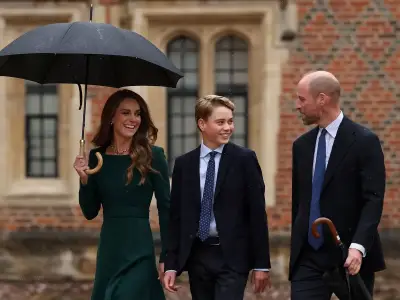 Prince George begins Eton College first day with William and Kate