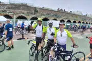 Care home staff cycle 54 miles, raise £1,166 for charity