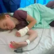 Girl, 8, hospitalised with infection after swallowing sea water
