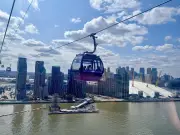 London Cable Car to Glow Pink and Blue for Baby Loss Awareness Week