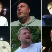 Manhunt for six men after violent anti-migrant protest in Portsmouth