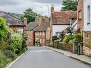 Surrey hike to film village Shere is 1 hour from London