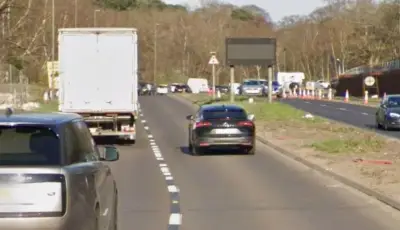 A245 Byfleet Road closed after serious motorbike crash