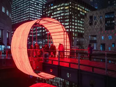 Canary Wharf Winter Lights returns in 2027 with RE(IMAGINE) theme
