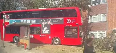 Double-decker bus veers off road in Beckenham crash