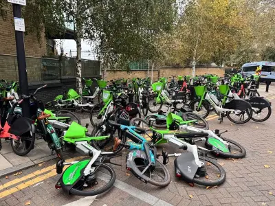 East Londoners frustrated by e-bikes left scattered on streets