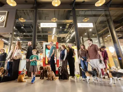 LEGO Store opens early for dogs at Wallace & Gromit launch