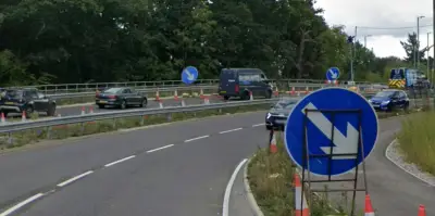 Serious motorbike crash closes A245 Byfleet Road in Surrey
