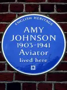Amy Johnson: Blue Plaque Honours Pioneering Pilot's London Home