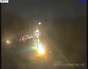 M2 closed both ways after serious crash near Medway Services