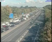 M25 Anticlockwise Traffic Held After Crash Near Swanley J3