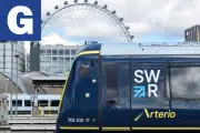 SWR trains London Waterloo to Guildford disrupted Sunday October 18